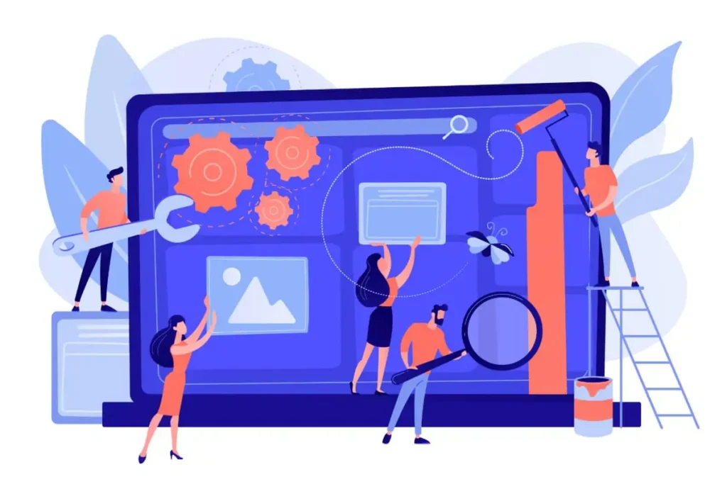 Équipe d'experts en développement web et stratégie digitale en agence.
